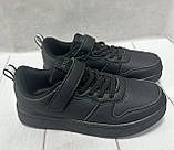 Стильні якісні дитячі кросівки Stilli 35 23 см чорні, фото 5