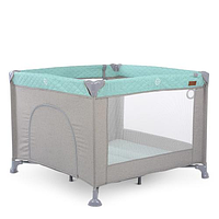 Дитячий манеж El Camino ME 1097 CASTLE Mint Gray