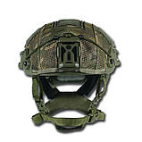 Балістичний шолом Sestan-Busch Helmet Olive (S) З захистом NIJ IIIA та системою WENDY + кавер на шолом, фото 4