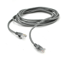 Патч-корд литий RITAR, CCA, UTP, RJ45, Cat.5e, 1m, сірий