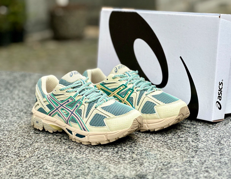 Чоловічі кросівки Asics Gel Kahana 8 Mint Beige Асикс Гель Кахана ментолові з бежевим весна літо