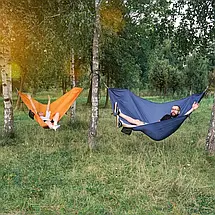 Гамак з дугами без перекидання Naturehike NH22DC008 (Blue), фото 5