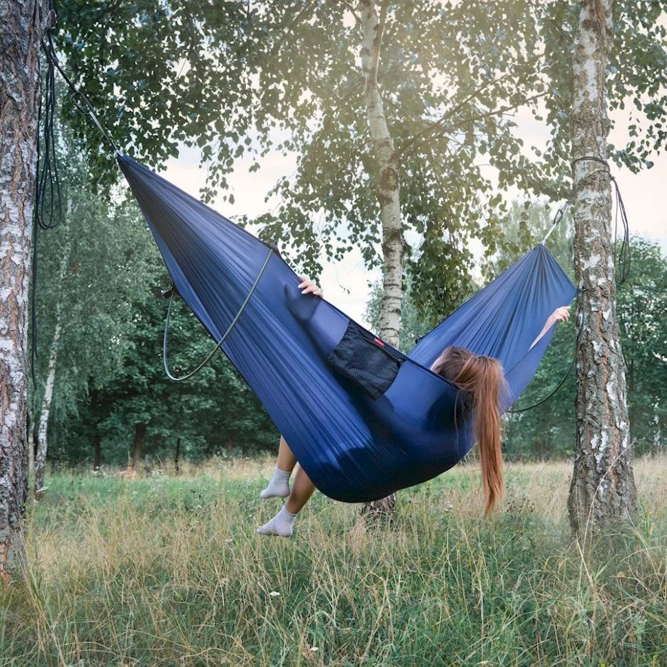 Гамак з дугами без перекидання Naturehike NH22DC008 (Blue)