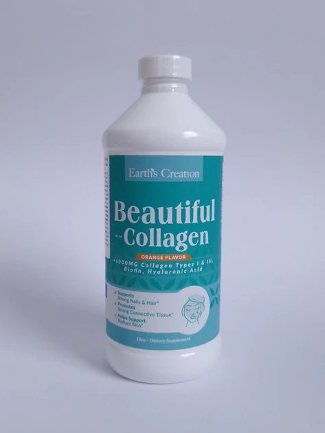 Колаген Earths Creation Beautiful Collagen Biotin 6000mg 473 ml :