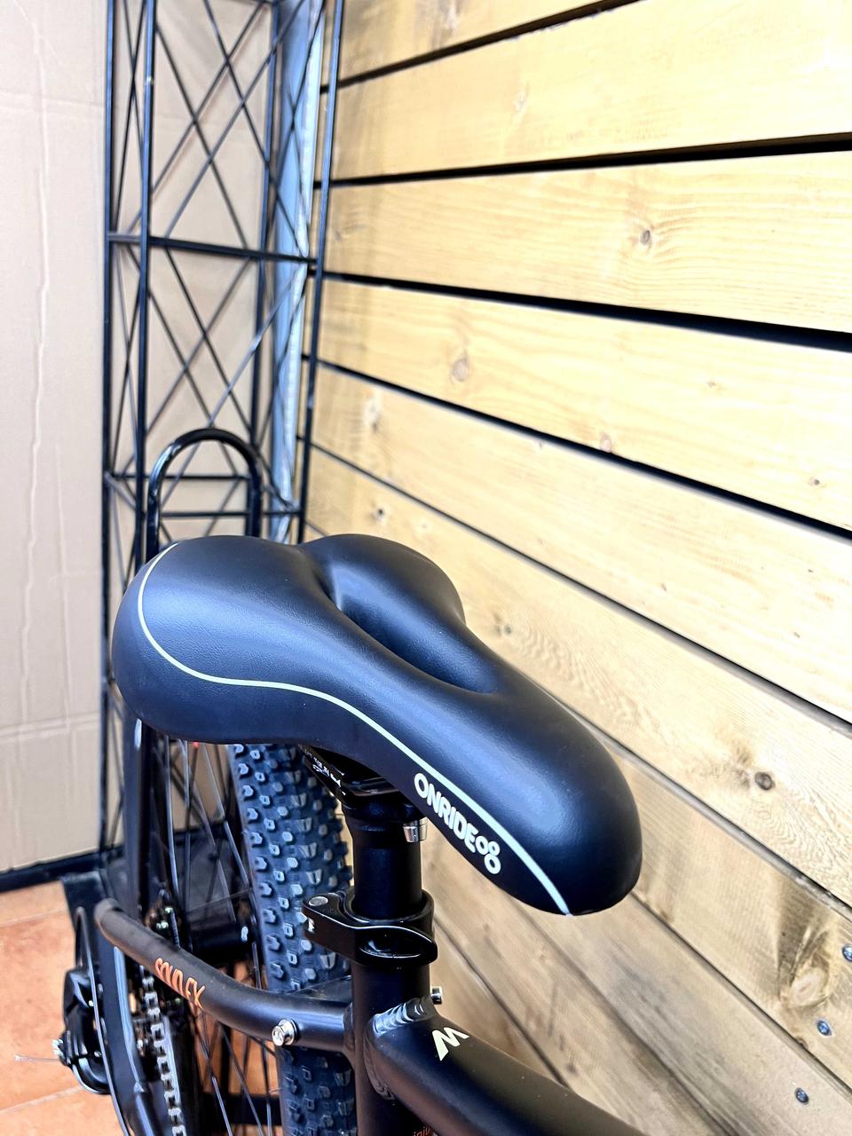 Сідло для велосипеда ONRIDE Relax Gel сталеві рамки чорне 275x170мм, фото 1