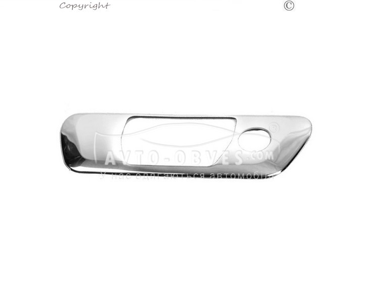 Накладка на задню ручку Nissan NP300 2016-... нерж, фото 1