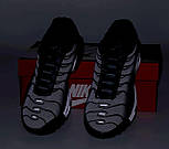 Чоловічі кросівки Nike Air Max TN Black/Gray весна-осінь-літо (чорний з сірим). Живе фото, фото 3