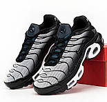Чоловічі кросівки Nike Air Max TN Black/Gray весна-осінь-літо (чорний з сірим). Живе фото, фото 8