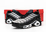 Чоловічі кросівки Nike Air Max TN Black/Gray весна-осінь-літо (чорний з сірим). Живе фото, фото 9