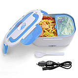 Ланч Бокс Electronic Lunchbox (40 Вт, 1.05 л, працює від прикурювача, 12V, ложка в кришці), фото 4