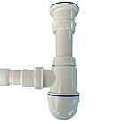 Сифон для кухонної мийки 65мм діаметром з гнучкою трубою 32мм труба TPTS-1110, фото 2