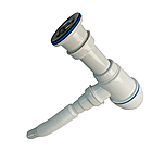 Сифон для кухонної мийки 65мм діаметром з гнучкою трубою 32мм труба TPTS-1110, фото 8