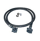 Універсальний шланг подачі води 2м для підключення пральних машин, фото 6