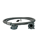 Універсальний шланг подачі води 2м для підключення пральних машин, фото 8