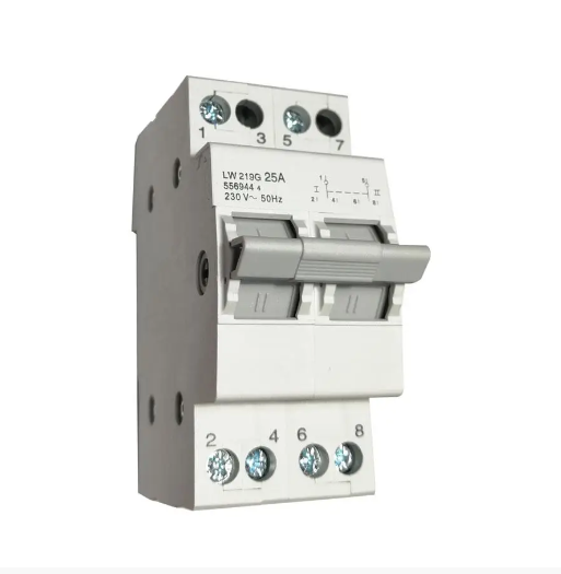 Перемикач навантаження Lemanso 2P 25A 230V (Пакетник) IP20