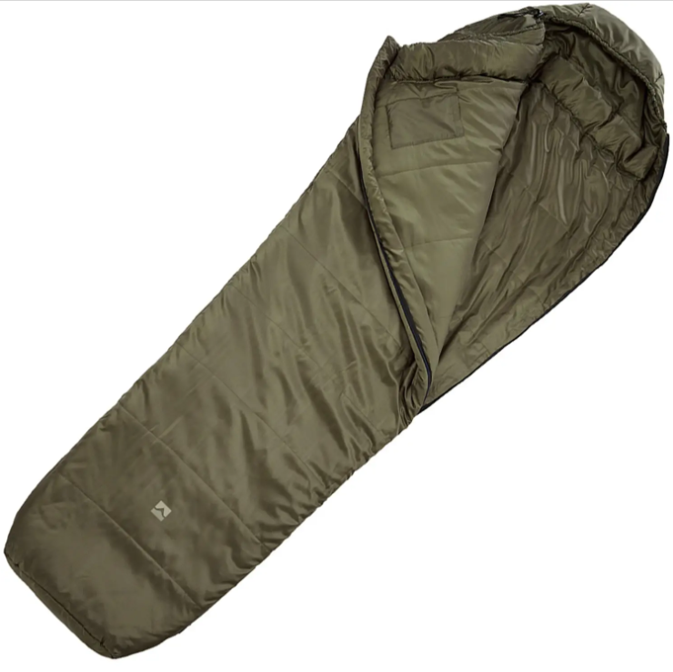 Спальний Мішок Чотирьохсезонний Кокон Wechsel Wildfire -5° M TL Mud Green Left (232040) Туристичний Спальник