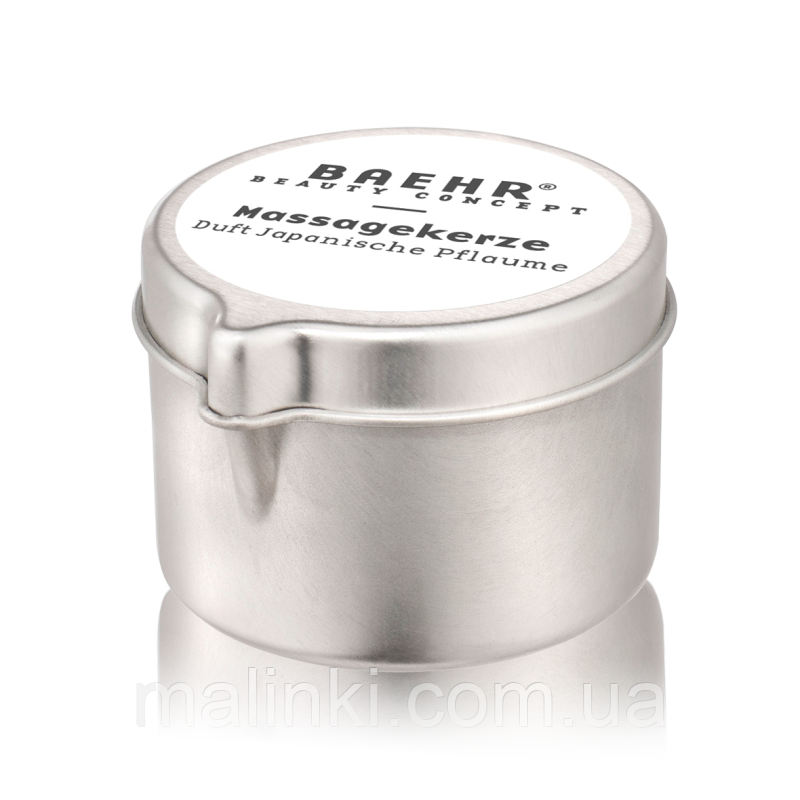 Масажна свічка з ароматом японської сливи Baehr Massagekerzen, 50 мл, фото 1