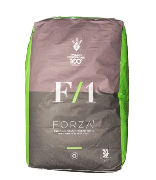 Італійське борошно для чіабати і піци Molino Pordenone F/1 Forza+ м'яких сортів тип 1, 25 кг