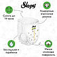 Підгузки-трусики дитячі Sleepy Natural Midi 3 (4-9 кг) 34 шт, фото 3