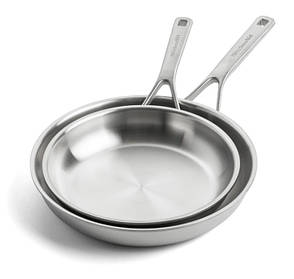 Набір сковорідок KitchenAid MSS CC004916-001 2 сріблясті предмети