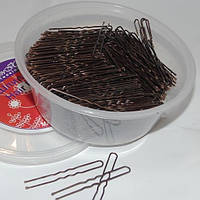 Шпильки для волос коричневые 4,5 см, уп. 460 шт