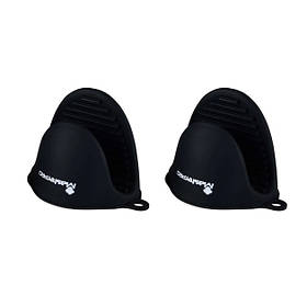 Прихватка силіконова MasterPro Foodies collection BGMP-7700 11х8 см 2 шт чорна