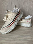 Кросівки жіночі світло-бежеві текстиль, розмір 42, фото 2