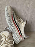 Кросівки жіночі світло-бежеві текстиль, розмір 42, фото 3