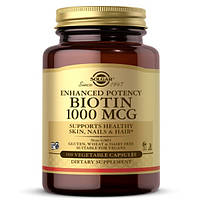 Biotin 1000 мкг Solgar (100 капсул)