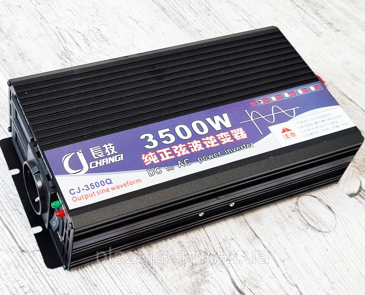 Інвертор 12V -  220V чиста синусоїда, 3500 ватт