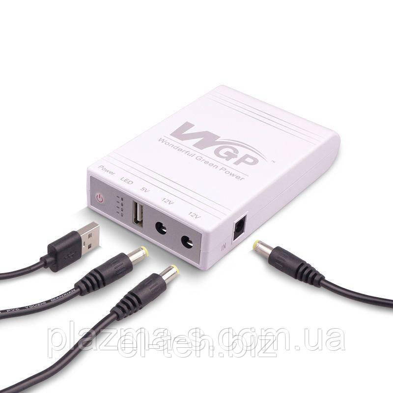 Mini UPS (5V -9V- 12V) для модема, маршрутизатора, роутера 10400 мАч,