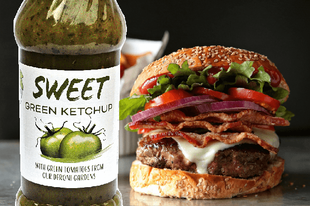 Deroni Spicy Jalapeno Green Ketchup