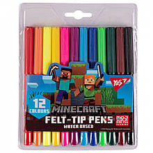 Фломастери 12кол. YES Minecraft 650544