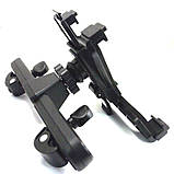 Автомобільне кріплення для планшетів на спинку сидінь Чорний (04072), фото 6