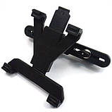 Автомобільне кріплення для планшетів на спинку сидінь Чорний (04072), фото 8