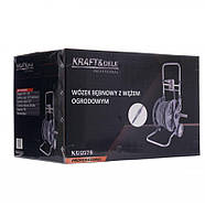 Візок для шлангу 45 м Kraft&Dele KD2078 садовий візок з шлангом, фото 7