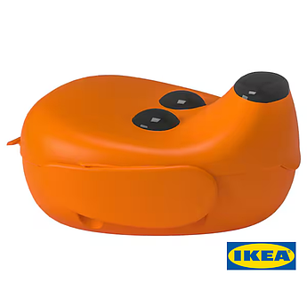 Ланч-бокс IKEA SMASKA (ІКЕА СМАСКА). 20160403. Помаранчевий