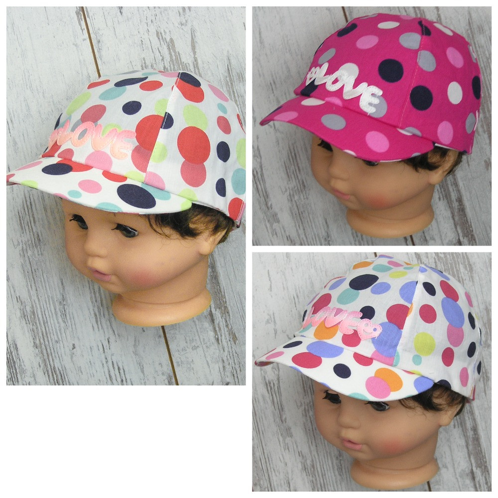 46 9-12 міс 1 рік на рочок 100% з бавовни натуральна котонова літня тонка кепка для дівчинки 4070