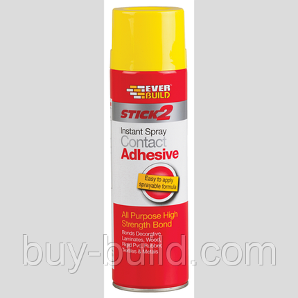 Клей аерозольний Everbuild Stick 2 Spray Contact Adhesive 500 мл