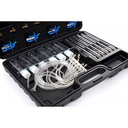 Тестер паливних форсунок 30 ел. Kraft&Dele KD10698 тестер герметричності дизельних форсунок, фото 4