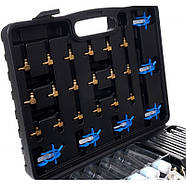 Тестер паливних форсунок 30 ел. Kraft&Dele KD10698 тестер герметричності дизельних форсунок, фото 5