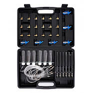 Тестер паливних форсунок 30 ел. Kraft&Dele KD10698 тестер герметричності дизельних форсунок, фото 7