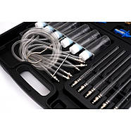 Тестер паливних форсунок 30 ел. Kraft&Dele KD10698 тестер герметричності дизельних форсунок, фото 8