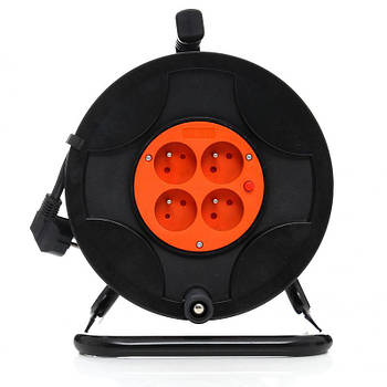 Садовий подовжувач з котушкою 25м Kraft & Dele KD4017 подовжувач 50м