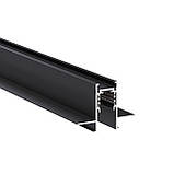 Магнітний трек для гіпсокартону МТ04 (чор) 2 м.п, фото 2