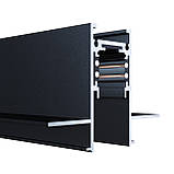 Магнітний трек для гіпсокартону МТ04 (чор) 2 м.п, фото 3