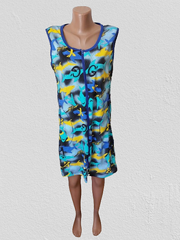 Халати жіночі на блискавці бавовна Україна. р.46-58. Від 6шт по 161грн.