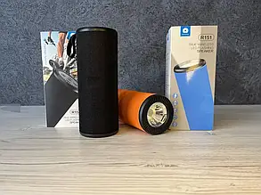 Колонка WUW R151 Bluetooth З радио + ліхтарик (Помаранчевий), фото 3