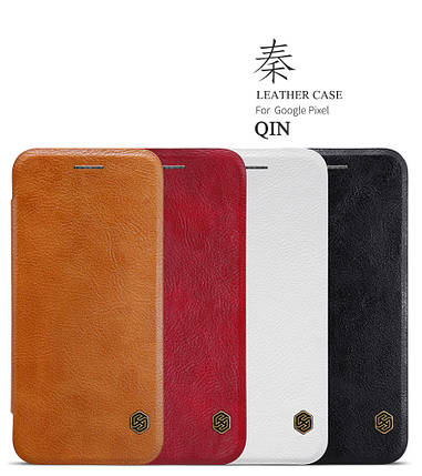 Шкіряний чохол Nillkin Qin для Google Pixel (4 кольори), фото 1