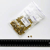 Хольнітени 5х5мм колір золото (уп ок.100 шт.)
